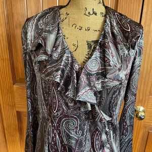 Jones New York Collection Wrap Blouse